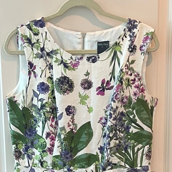 Gabby Skye Flower’s Print Dress Size 12 - Picture 4 of 15